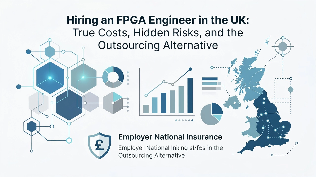 Hiring an FPGA Engineer in the UK: True Costs, Hidden Risks, and the Outsourcing Alternative